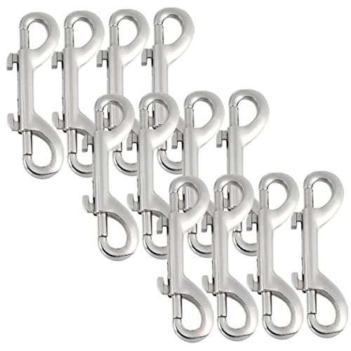 HOLIDYOYO 12 Stück Teiliges Doppelköpfige Karabinerhaken aus Zinklegierung Robuste Schnapphaken für Hundeleinen Rucksäcke Gepäck und Outdoor Vielseitig Einsetzbar Langlebig und Rostfrei HOLIDYOYO 12 Stück Teiliges Doppelköpfige Karabinerhaken aus Zinklegierung Robuste Schnapphaken für Hundeleinen Rucksäcke Gepäck und Outdoor Vielseitig Einsetzbar Langlebig und Rostfrei von HOLIDYOYO