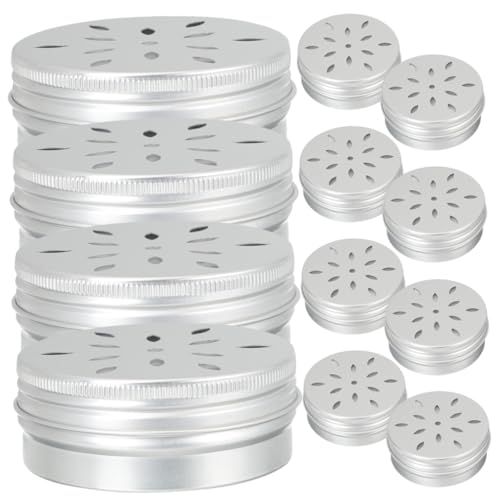 HOLIDYOYO 12 Stück Teiliges Geruchstraining für Hunde Aluminium Duftbox mit Schraubverschluss Geruchstrainingswerkzeug für Hundeschnüffeln Such und Nasenarbeitsgerät für Hundetraining von HOLIDYOYO