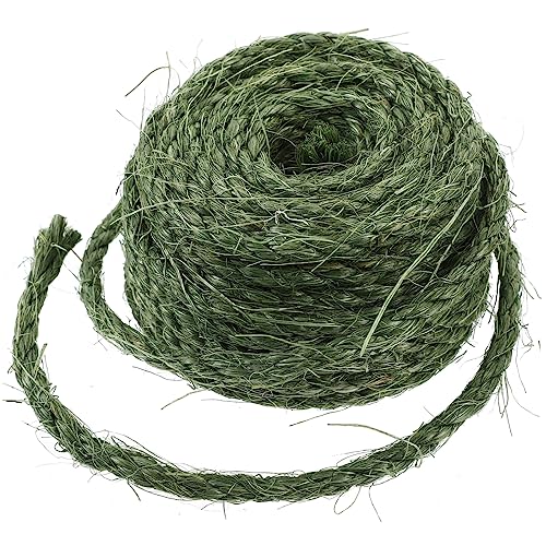 HOLIDYOYO 1Rolle Katzenkratzseil Aus Natürlichem Sisal Austauschbares Kratzbaumseil Für DIY Projekte Multifunktional Für Katzenkratzmöbel Und Möbelbeinschutz Langlebig von HOLIDYOYO