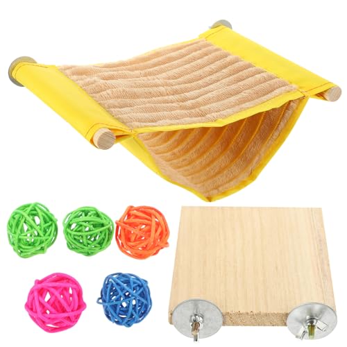 HOLIDYOYO 1satz Hängematte Für Kleintiere Teiliges Mit Nest Und Spielball Warmes Bett Für Hamster Meerschweinchen Und Andere Kleine Haustiere Design Praktische Anwendung HOLIDYOYO 1satz Hängematte Für Kleintiere Teiliges Mit Nest Und Spielball Warmes Bett Für Hamster Meerschweinchen Und Andere Kleine Haustiere Design Praktische Anwendung von HOLIDYOYO