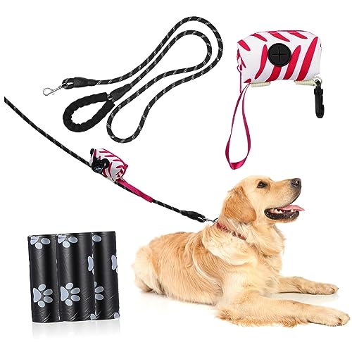 HOLIDYOYO 1Satz Hundeleine mit Kotbeutelspender Verstellbare Leine für Kleine und Mittelgroße Zubehör für Hundetraining und im Freien HOLIDYOYO 1Satz Hundeleine mit Kotbeutelspender Verstellbare Leine für Kleine und Mittelgroße Zubehör für Hundetraining und im Freien von HOLIDYOYO