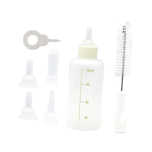 HOLIDYOYO 1Satz Kätzchenmilch Feeder Teiliges Pflegeflaschen Für Kleine Haustiere Sicher Geruchsneutral Für Gesunde Fütterung Von Hunden Und Katzen von HOLIDYOYO