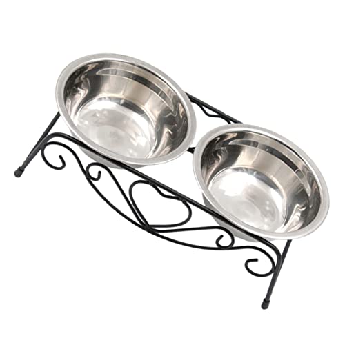 HOLIDYOYO 1Satz Katzenfutternapf Erhöhte Schalen Für Kleine Haustiere rutschfest Spülmaschinenfest Fördert Gesundes Fressen Und Licking von HOLIDYOYO