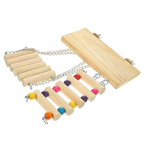 HOLIDYOYO 1satz Holzspielzeug Für Vögel Parakeet Und Cockatiel Plattform Mit Schaukel Und Leiter Sicheres Und Vogelperch Für Spiel Und HOLIDYOYO 1satz Holzspielzeug Für Vögel Parakeet Und Cockatiel Plattform Mit Schaukel Und Leiter Sicheres Und Vogelperch Für Spiel Und von HOLIDYOYO