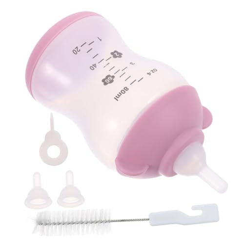 HOLIDYOYO 1Satz Teiliges Fütterungsflasche Für Kleine Haustiere Welpen Und Kätzchen Pflegeflasche Reinigen Und Wiederverwendbar Für Neugeborene von HOLIDYOYO