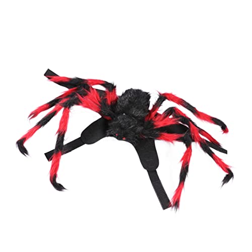HOLIDYOYO 1Stück Halloween Spider Kostüm Für Haustiere Gruselige Spinnen Verkleidung Mit Geschirr Haustier Cosplay Und Halloween Feiern von HOLIDYOYO