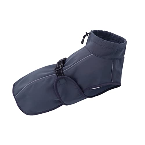 HOLIDYOYO 1Stück Hundejacke für Winter und Herbst Wasserdichter Bequemer Hundemantel mit Reflektierenden Elementen für Kleine bis Große Kalte von HOLIDYOYO