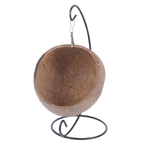 HOLIDYOYO 1Stück Kokosnuss Hängematte Für Hamster Hochwertiges Nest Aus Kokosnuss Mit Schwenkstruktur Für Kleintiere Sorgt Für Spaß Käfig Dekorationselement HOLIDYOYO 1Stück Kokosnuss Hängematte Für Hamster Hochwertiges Nest Aus Kokosnuss Mit Schwenkstruktur Für Kleintiere Sorgt Für Spaß Käfig Dekorationselement von HOLIDYOYO