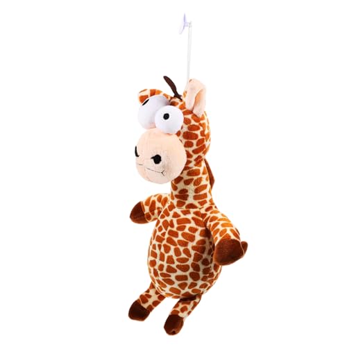 HOLIDYOYO 1Stück Plüsch Giraffe Quietschendes Kauspielzeug Für Kleine Umweltfreundliches Material Fördert Iq Und Zahnpflege Welpen von HOLIDYOYO