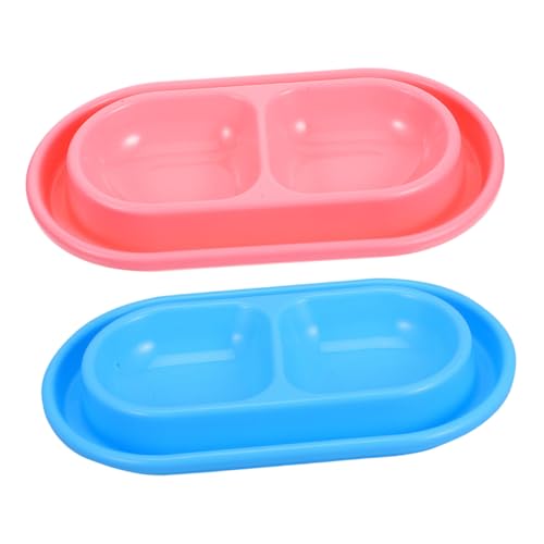 HOLIDYOYO 2 Stück Ameisen Katzenfutter und Wassernapf mit Doppeltem Futterschale Design rutschfest Innovativer Wassergraben gegen Ameisen für Katzen und Kleine Hunde Indoor Outdoor Nutzung von HOLIDYOYO