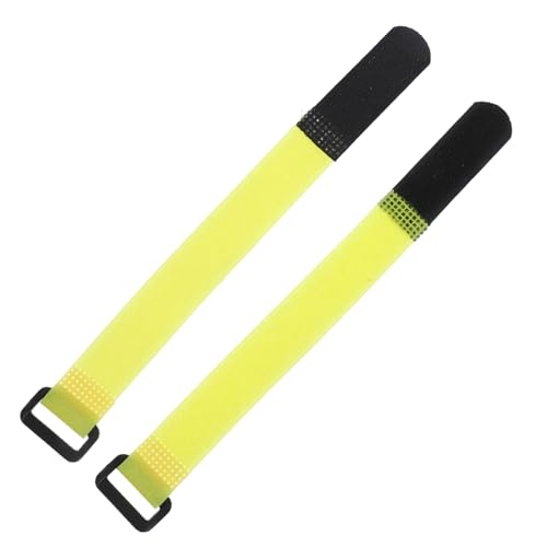 HOLIDYOYO 2 Stück Anti-Verhaken-Hahnhalsband Hahnhalsgurt Geflügelkragen krähsicheres Halsband Hühnerzubehör für Hühner verstellbare Hühnerhalsbänder Nackengurte gegen Krähen Nylon Yellow von HOLIDYOYO