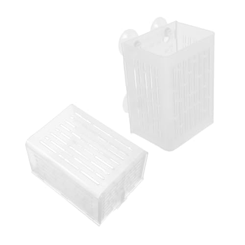 HOLIDYOYO 2 Stück Aquarium Pflanzhalter mit Saugnäpfen Transparenter Hängender Wasserpflanzenhalter für Fischbecken Robust Sicher Haftend für Unterwasser Dekoration und Pflanzenpflege von HOLIDYOYO