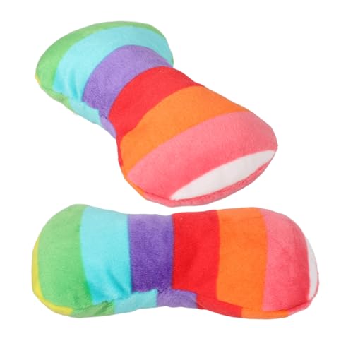 HOLIDYOYO 2 Stück Hundespielzeug aus Knochen ausgestopft Leckerlis für Hunde zäh interaktives Knochen kleines quietschendes Hundespielzeug Hund lustiges Plüsch HOLIDYOYO 2 Stück Hundespielzeug aus Knochen ausgestopft Leckerlis für Hunde zäh interaktives Knochen kleines quietschendes Hundespielzeug Hund lustiges Plüsch von HOLIDYOYO