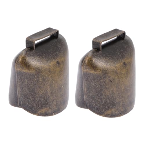 HOLIDYOYO 2 Stück Metall kuhglocken aus Verzinktem Eisen Robuste Viehglocken mit Klaren Lauten Klängen zur Tierüberwachung Bauernhöfen Mittelgroß Langlebig und Elegant HOLIDYOYO 2 Stück Metall kuhglocken aus Verzinktem Eisen Robuste Viehglocken mit Klaren Lauten Klängen zur Tierüberwachung Bauernhöfen Mittelgroß Langlebig und Elegant von HOLIDYOYO
