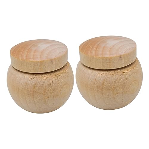 HOLIDYOYO 2 Stück Papageien Futternapf aus Hochwertigem Holz Kompakte Vogelfutterspender mit Dicht Schließendem Deckel Geeignet für Kleine Vögel Wie Wellensittiche Nymphensittiche und HOLIDYOYO 2 Stück Papageien Futternapf aus Hochwertigem Holz Kompakte Vogelfutterspender mit Dicht Schließendem Deckel Geeignet für Kleine Vögel Wie Wellensittiche Nymphensittiche und von HOLIDYOYO