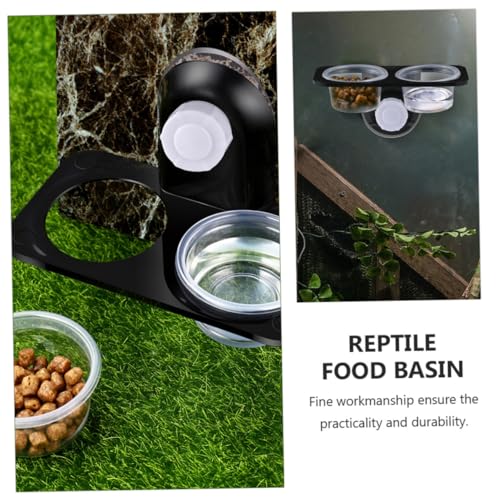 HOLIDYOYO 2 Stück Reptilien Futternapf mit Saugnapf Doppelfutterschale für Gecko und Echsen Stabile Wasserschale und Futterbehälter Geeignet für Glas Acrylterrarium Leicht zu Reinigen und HOLIDYOYO 2 Stück Reptilien Futternapf mit Saugnapf Doppelfutterschale für Gecko und Echsen Stabile Wasserschale und Futterbehälter Geeignet für Glas Acrylterrarium Leicht zu Reinigen und von HOLIDYOYO