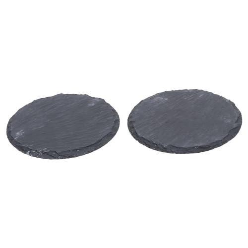 HOLIDYOYO 2 Stück Schildkröte Kriechende Scheibe Felsen Lebensraum Der Schildkröte Mit Haube Tablett Drachen Haustier Schlange Platte Reptilien-chamäleon-brunnen Pinzette Dark Grey von HOLIDYOYO