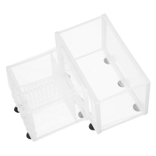 HOLIDYOYO 2 Stück Teiliges Aquarium Fischbrutnetz Maße und Mesh Zuchtbox mit Trennwand zur Sicheren Aufzucht und Trennung von Jungfischen im Fischbecken HOLIDYOYO 2 Stück Teiliges Aquarium Fischbrutnetz Maße und Mesh Zuchtbox mit Trennwand zur Sicheren Aufzucht und Trennung von Jungfischen im Fischbecken von HOLIDYOYO
