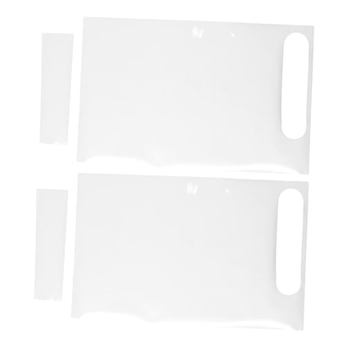 HOLIDYOYO 2 Stück Teiliges Selbstklebendes Türschutzset Kratzschutzfolie für Türen Transparent Verschleißfest Flexible PVC schutzfolie gegen Hundekrallen Optimal für Rechte Türen von HOLIDYOYO