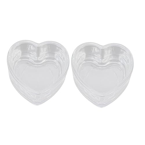 HOLIDYOYO 2 Stück Transparentes Napf für Hamster und Meerschweinchen aus Robustem Sicherem Material Anti überschwapp Schutz Kleine Futter Wassernäpfe für Käfigzubehör Leicht zu Reinigen von HOLIDYOYO