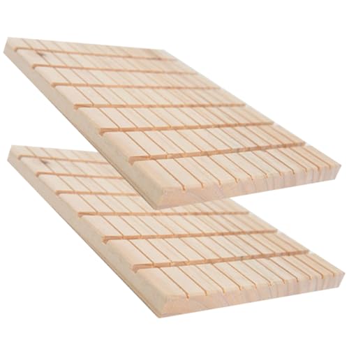 HOLIDYOYO 2Stücke Holz Kratzplatte Für Kleine Haustiere Chinchilla Krallenpflege Langlebiges Material Für Effektive Nagelpflege Und Schutz von HOLIDYOYO