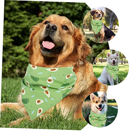 HOLIDYOYO 2Stücke Hundeparty Bandana Dreieckiges Halstuch Für Tierisch Süßes Fruchtmuster Für Festliche Anlässe Und Partykostüme von HOLIDYOYO