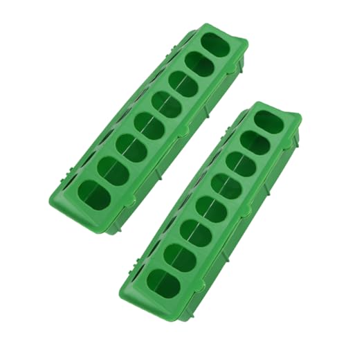 HOLIDYOYO 2Stücke Tauben Fütterungsmulde Drop Lebensmitteltrog Für Reinigen Für Vogelkäfige Mit Splash Design Für Komfortable von HOLIDYOYO