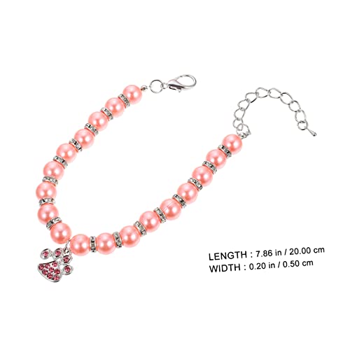 HOLIDYOYO 2Stücke Verstellbares Haustierhalsband aus Kunstperlen für Katzen und Kleine Dekoratives Halsornament im Atmungsaktiv und Gemütlich für Kleine Haustiere HOLIDYOYO 2Stücke Verstellbares Haustierhalsband aus Kunstperlen für Katzen und Kleine Dekoratives Halsornament im Atmungsaktiv und Gemütlich für Kleine Haustiere von HOLIDYOYO