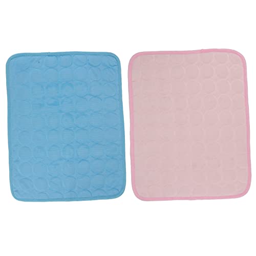 HOLIDYOYO 2Stücke Waschbare wasserdichte Kühlmatte für Haustiere für Hamster Nestunterlage für Angenehme Nächte HOLIDYOYO 2Stücke Waschbare wasserdichte Kühlmatte für Haustiere für Hamster Nestunterlage für Angenehme Nächte von HOLIDYOYO