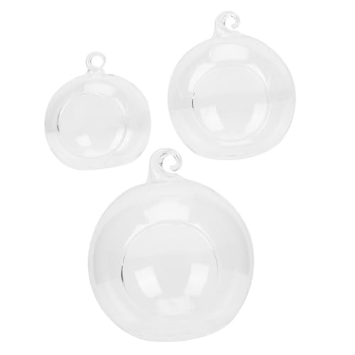 HOLIDYOYO 3 Stück Hängende Glaskugel Vase Transparentes Mikrolandschaft Behälter für Pflanzen Terrarien und Dekoration für DIY Projekte und Home Office Accessoires HOLIDYOYO 3 Stück Hängende Glaskugel Vase Transparentes Mikrolandschaft Behälter für Pflanzen Terrarien und Dekoration für DIY Projekte und Home Office Accessoires von HOLIDYOYO