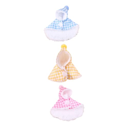HOLIDYOYO 3 Stück Haustier-Vogel-Kleidung Vogel Schutzkleidung Vogel Accessoires Vogel Winterkleidung Papagei Wärmecape Bird Kleidung Vogel Kleidung Haustier-Papageien-Kleidungsumhang Plüsch von HOLIDYOYO