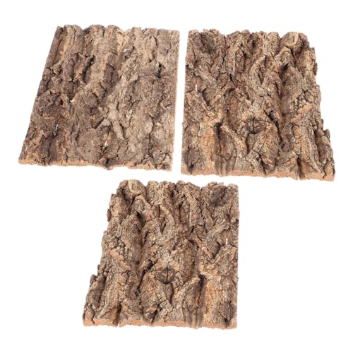HOLIDYOYO 3 Stück Teiliges Baumrinden Dekoration für Reptilien Terrarium Naturgetreue Korkrinde als Kletterdekor Einfach zu Befestigen für Aquarium und Haustierlebensraum HOLIDYOYO 3 Stück Teiliges Baumrinden Dekoration für Reptilien Terrarium Naturgetreue Korkrinde als Kletterdekor Einfach zu Befestigen für Aquarium und Haustierlebensraum von HOLIDYOYO