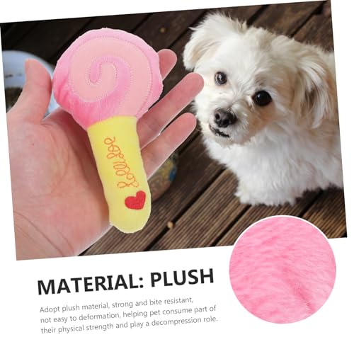 HOLIDYOYO 3 Stück Teiliges Verschleißfestes Plüsch Hundespielzeug mit Quietschfunktion Zahnfreundliches Kau für Welpen Robustes Indoor zur Zahnpflege und Energieverbrauch von HOLIDYOYO