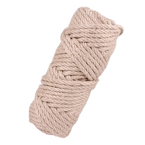 HOLIDYOYO 30M Katzenspielzeug aus Sisal Langlebiges Kratzseil für Katzen und Trainieren Sicheres Haustierzubehör für Gesunde Bewegung und Kratzvergnügen HOLIDYOYO 30M Katzenspielzeug aus Sisal Langlebiges Kratzseil für Katzen und Trainieren Sicheres Haustierzubehör für Gesunde Bewegung und Kratzvergnügen von HOLIDYOYO