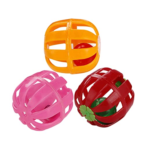 HOLIDYOYO 30Stücke Katzenbälle Kürbisform Katzenspielzeug Mit Glockenfunktion Für Interaktives Zur Stärkung Bindung Halter Leuchtende HOLIDYOYO 30Stücke Katzenbälle Kürbisform Katzenspielzeug Mit Glockenfunktion Für Interaktives Zur Stärkung Bindung Halter Leuchtende von HOLIDYOYO