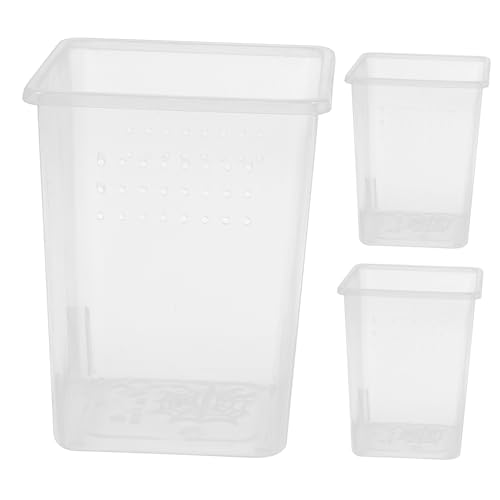 HOLIDYOYO 3Stücke Reptilien Zuchtbox Praktische Habitat Inkubatoren Für Spinnen Skorpione Eidechsen Und Kleine Sicher Langlebig Mit Belüftung Für Optimales von HOLIDYOYO