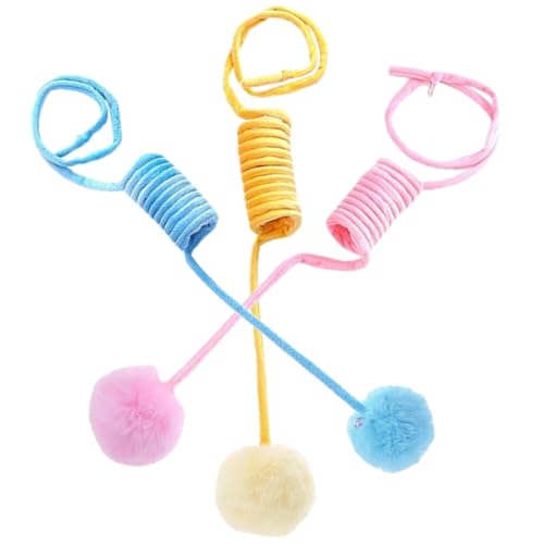 HOLIDYOYO 3Stücke Teiliges Interaktives Katzenspielzeug Mit Saugbechern Plüschbälle Und Einstellbare Seillänge Für Endlosen Spielspaß Katzen Und Kätzchen HOLIDYOYO 3Stücke Teiliges Interaktives Katzenspielzeug Mit Saugbechern Plüschbälle Und Einstellbare Seillänge Für Endlosen Spielspaß Katzen Und Kätzchen von HOLIDYOYO