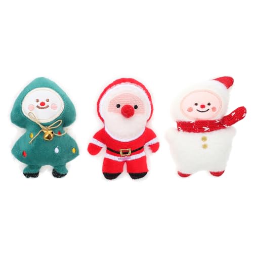 HOLIDYOYO 3Stücke Teiliges Interaktives Katzenspielzeug Mit Weihnachtsdesign Stressabbau Für Katzen Weihnachtsmann Schneemann Und Tannenbaum Für Lustige Spielstunden HOLIDYOYO 3Stücke Teiliges Interaktives Katzenspielzeug Mit Weihnachtsdesign Stressabbau Für Katzen Weihnachtsmann Schneemann Und Tannenbaum Für Lustige Spielstunden von HOLIDYOYO