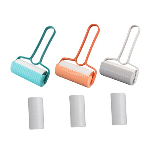 HOLIDYOYO 3sätze Haarentfernungsrolle Flusenroller Haarkleberolle Für Möbel Bett Kleidung Tierhaarentfernung Extra Klebrige Papierroller Hausgebrauch Haushaltsreinigung von HOLIDYOYO