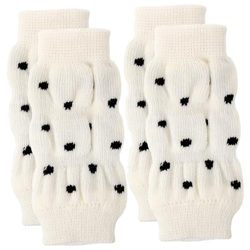 HOLIDYOYO 4 Stück Haustiersocken Beine Socken für Hunde, um das Lecken zu verhindern klein drinnen Dog Leg Warmer hundekleidung Beinmanschette für Hund dichte Beinabdeckung Baumwolle Weiß von HOLIDYOYO