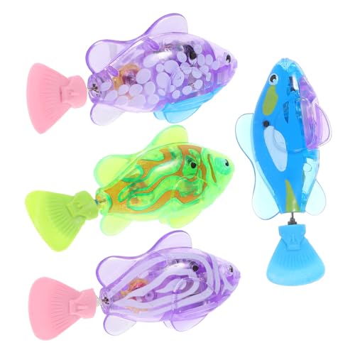 HOLIDYOYO 4 Stück Schwimmender elektrischer Fisch Übungsspielzeug für Kätzchen Haustier für Katzen katzenspielzeug Katze elektrisch zum Modellieren von Fischen Abs HOLIDYOYO 4 Stück Schwimmender elektrischer Fisch Übungsspielzeug für Kätzchen Haustier für Katzen katzenspielzeug Katze elektrisch zum Modellieren von Fischen Abs von HOLIDYOYO