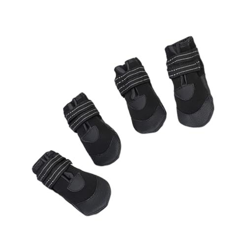 HOLIDYOYO 4 Stück Teiliges wasserdichte rutschfeste Leuchthundeschuhe aus Flexiblem PVC für Kleine Hunde Schützend bei Regen Schnee und Bequemes Ausziehen mit HOLIDYOYO 4 Stück Teiliges wasserdichte rutschfeste Leuchthundeschuhe aus Flexiblem PVC für Kleine Hunde Schützend bei Regen Schnee und Bequemes Ausziehen mit von HOLIDYOYO