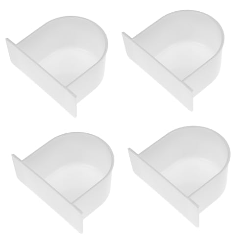 HOLIDYOYO 4 Stück Vogelkäfig Futterspender aus Halbrunde Futterschalen für Vögel Wasserfeste und Bruchsichere Futter und Wassernäpfe für Kleine Haustiere Wie Papageien und Tauben HOLIDYOYO 4 Stück Vogelkäfig Futterspender aus Halbrunde Futterschalen für Vögel Wasserfeste und Bruchsichere Futter und Wassernäpfe für Kleine Haustiere Wie Papageien und Tauben von HOLIDYOYO