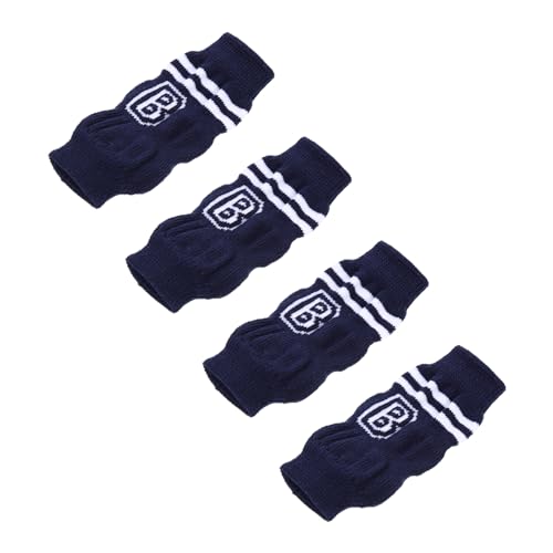 HOLIDYOYO 4 Stück rutschfeste Hundesocken für Kleine Hunde Stilvolle Leggings Pfotenschutz und Gelenkschutz für Outdoor und Indoor Aktivitäten von HOLIDYOYO