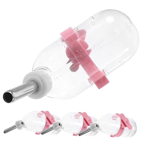 HOLIDYOYO 4Stücke Hamster Wasserflaschen Aus Automatische Trinkflasche Für Haustierkäfige Auslaufsicher Für Hamster Meerschweinchen Und Andere Kleine von HOLIDYOYO