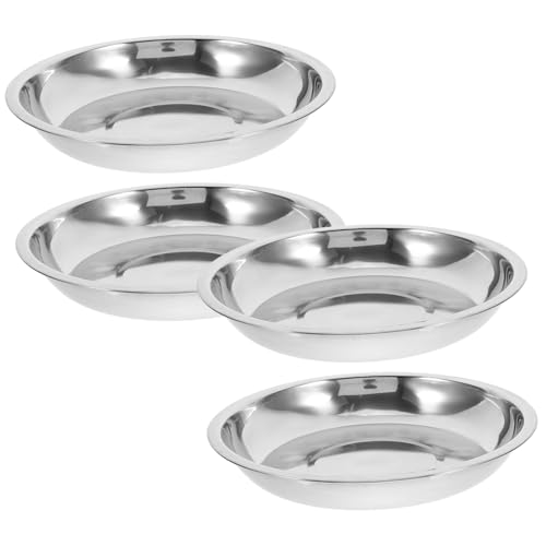HOLIDYOYO 4stücke Edelstahl Katzennapf Tierfressschüssel Wassernapf Für Katzen Kätzchen Welpen Haustierfütterung Leicht Zu Reinigen Pet Näpfe von HOLIDYOYO