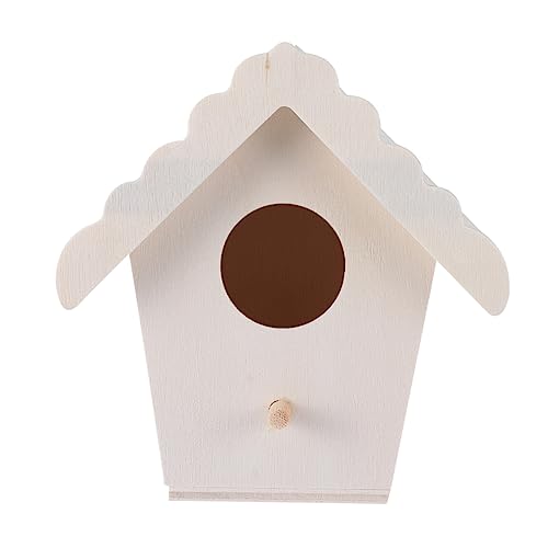 HOLIDYOYO 4Stücke Holz DIY Kreative Gartendekoration Mit Herzform Doppelschicht Und Einschicht Nest Für Blumenarrangements Und Fotorequisiten Zartes Nest Ornament Aus Holz von HOLIDYOYO