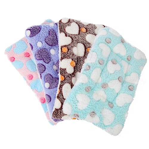 HOLIDYOYO 4Stücke Pet Resting Mat Teiliges für Kleine Haustiere Schlafmatte für Hamster Chinchilla Meerschweinchen Pflegeleicht und Kuschelig HOLIDYOYO 4Stücke Pet Resting Mat Teiliges für Kleine Haustiere Schlafmatte für Hamster Chinchilla Meerschweinchen Pflegeleicht und Kuschelig von HOLIDYOYO