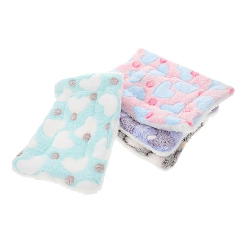 HOLIDYOYO 4stücke Fleece Schlafmatte Für Kleintiere Kuscheliges Nest Für Meerschweinchen Kaninchen Und Hamster Warmes Und Sicheres Schlafzelt Grün Rosa Und Braun HOLIDYOYO 4stücke Fleece Schlafmatte Für Kleintiere Kuscheliges Nest Für Meerschweinchen Kaninchen Und Hamster Warmes Und Sicheres Schlafzelt Grün Rosa Und Braun von HOLIDYOYO