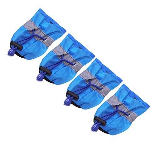 HOLIDYOYO 4Stücke rutschfeste Hundeschuhe Für Outdoor Aktivitäten wasserdichte Stiefeletten Für Kleine Für Schnee Empfindliche Und Sorgen von HOLIDYOYO